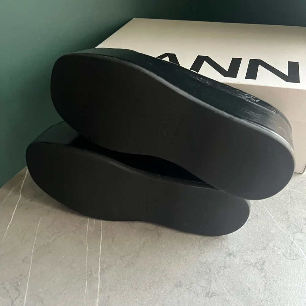 Ganni Butterfly Chain Platform Loafer - Picture 6 of 8